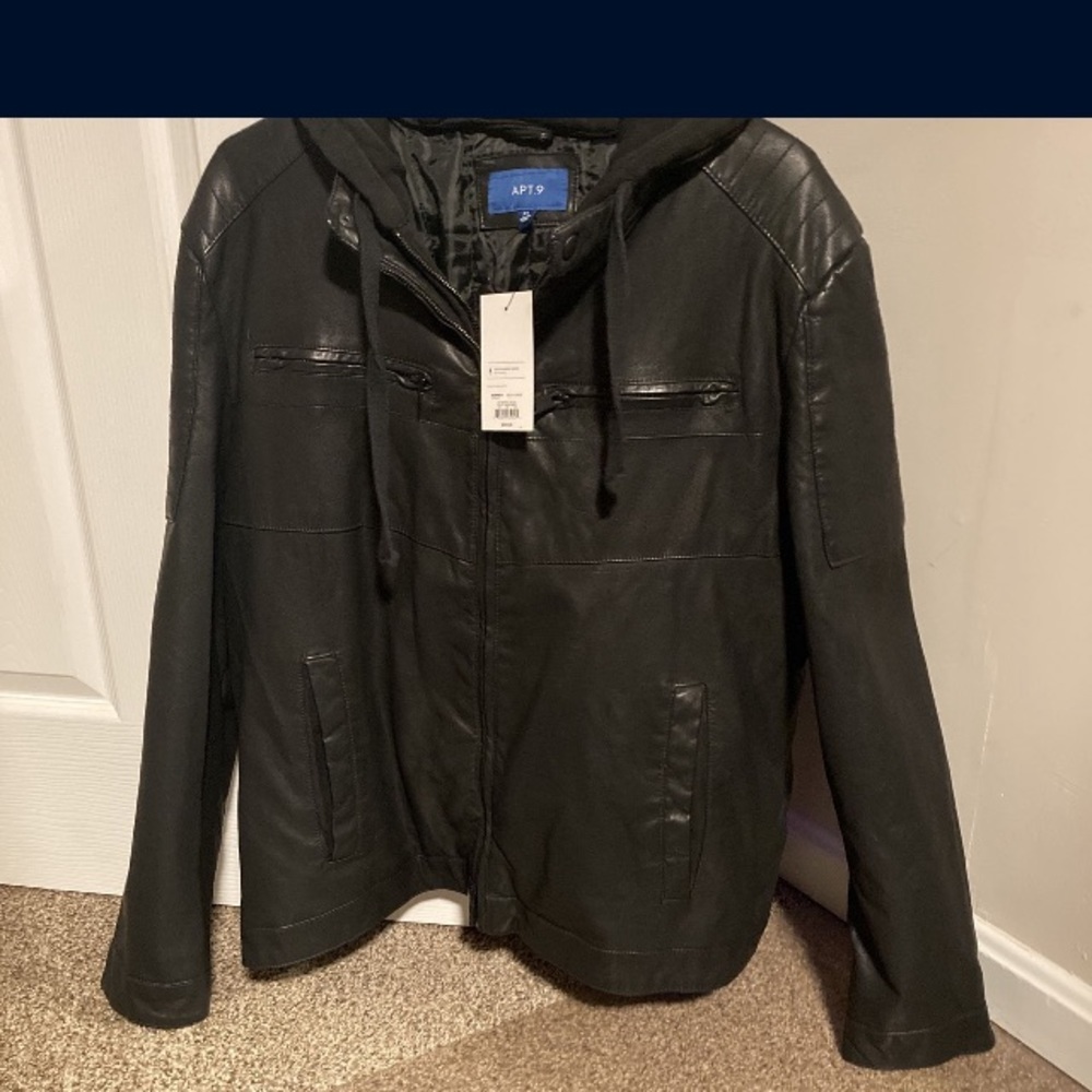 Apt 9 Brand new Men’s leather jacket